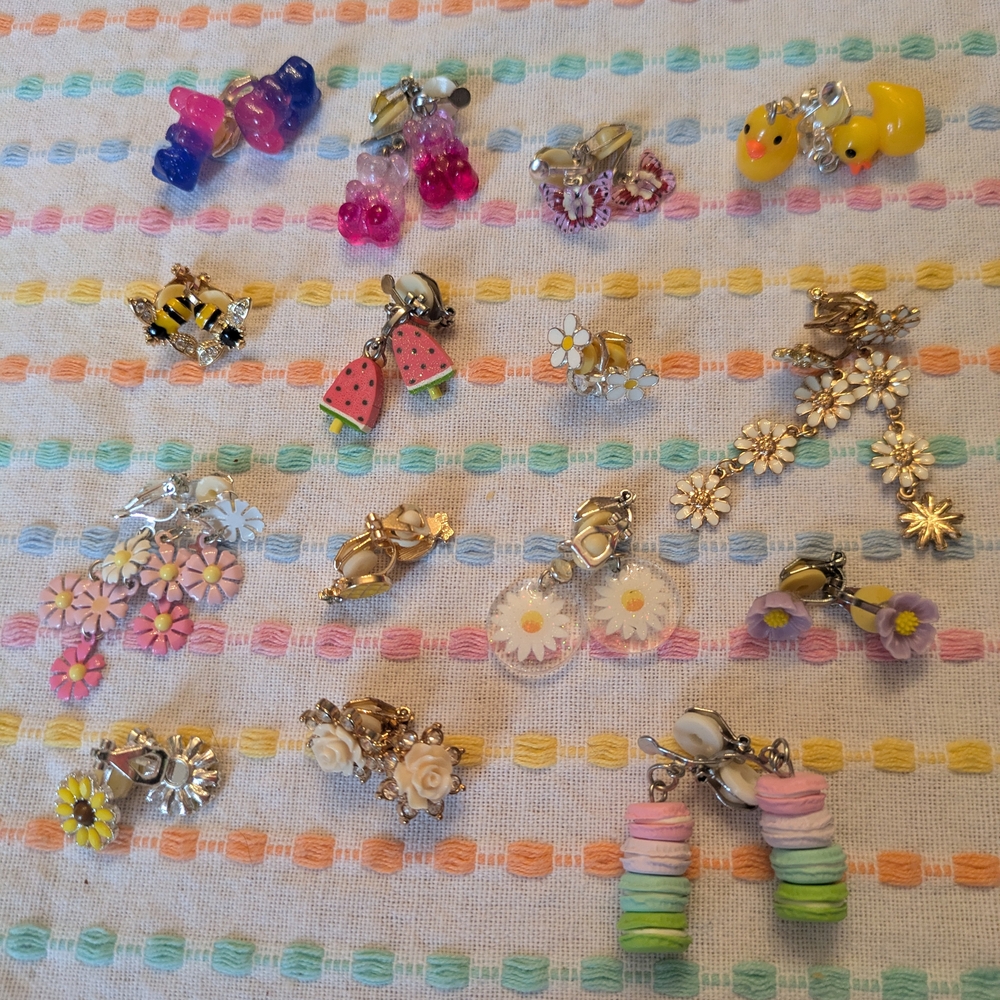 Claire's Clip On Earrings